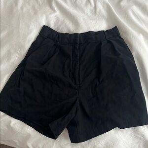 High Waist Black dress shorts